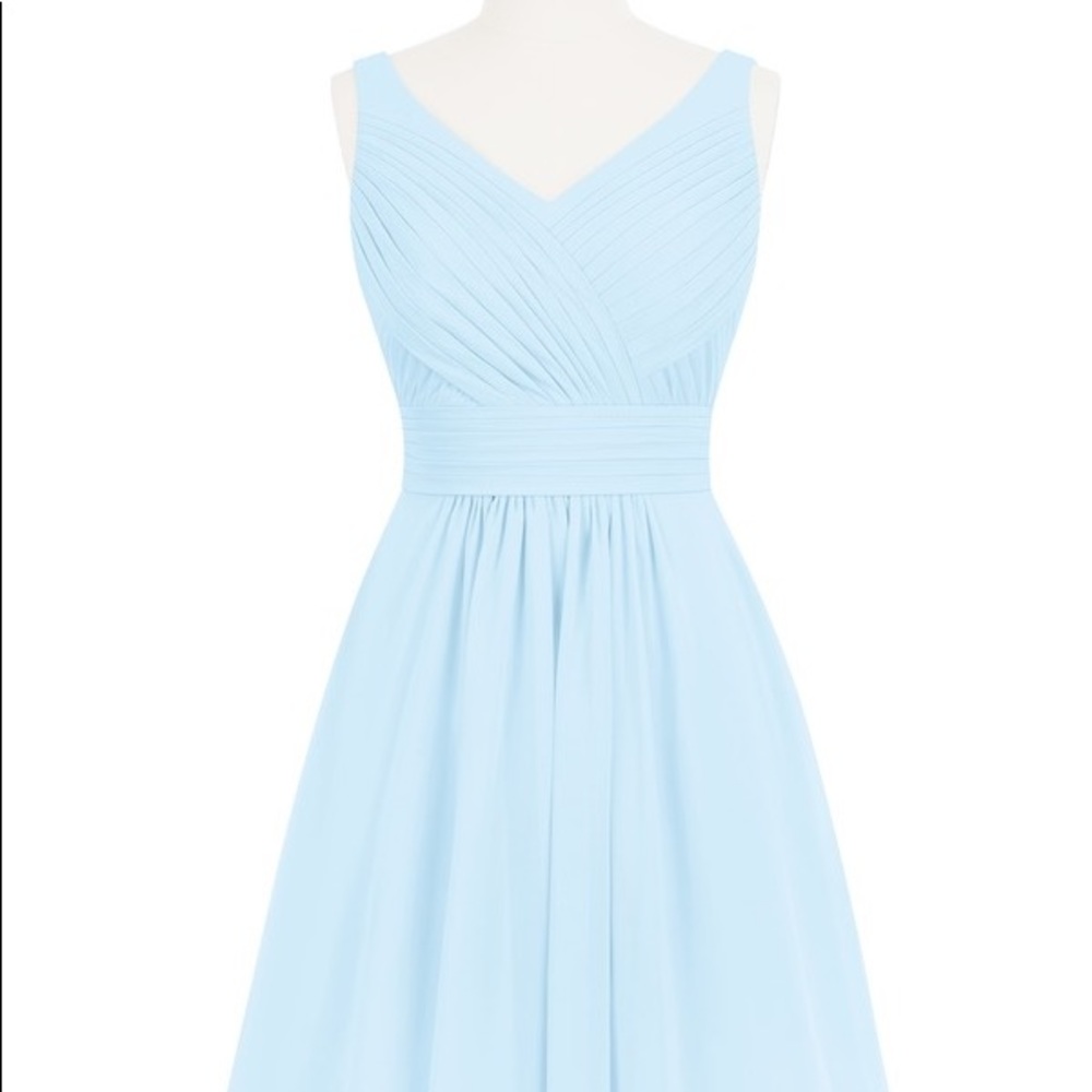 Azazie Sky Blue Grace Bridesmaid Dress